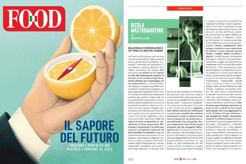 Nicola Mastromartino. Intervista alla rivista "Food".